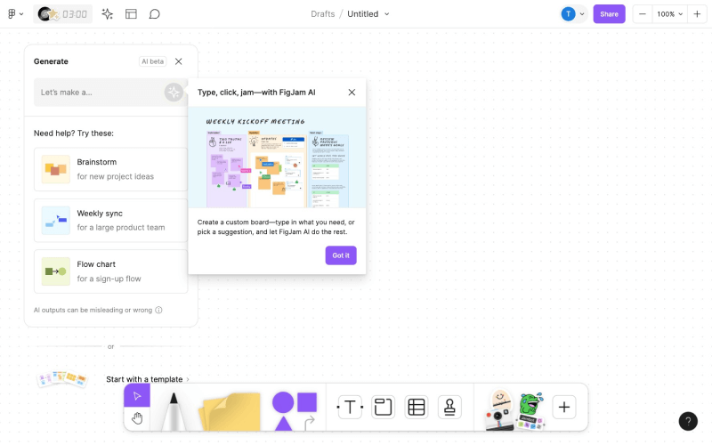 FigJam AI白板